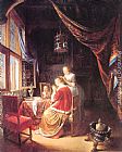 The Lady at her Dressing-Table by Gerrit Dou